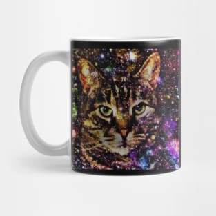 Striped Space Cat Mug